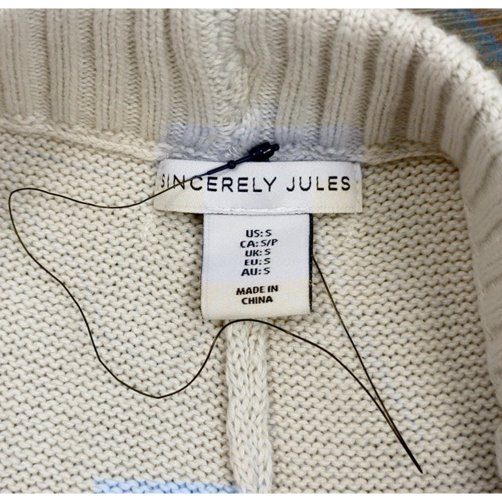 Sincerely Jules Women's Knit Pants From 2 Pieces Set in Cream Sz Small - Picture 3 of 5